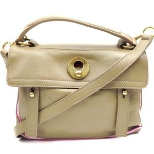Auth YSL MUSE 2 leather shoulder/crossbody handbag